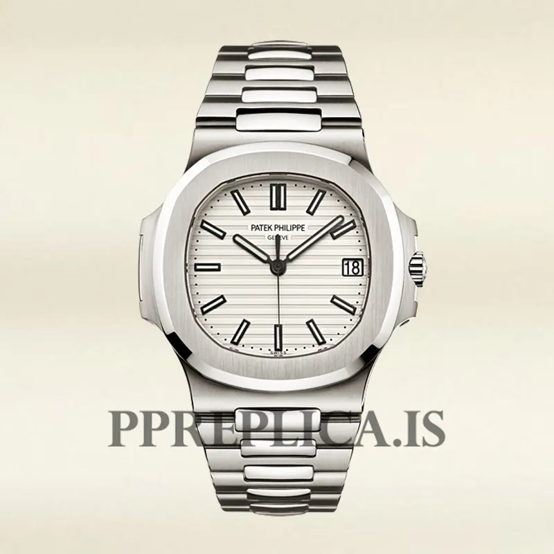 Replica Patek Philippe Nautilus 5711/1A-011 40mm Men's White Dial - Image 2