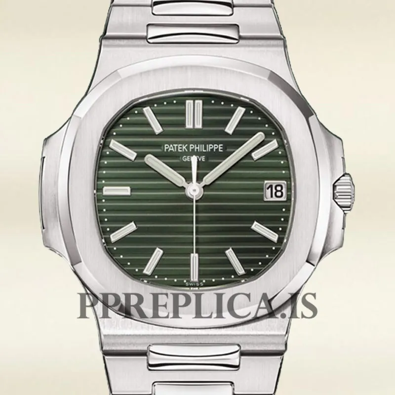 Replica Patek Philippe Nautilus 5711/1A-014 Men's 40mm Silver-tone Bracelet
