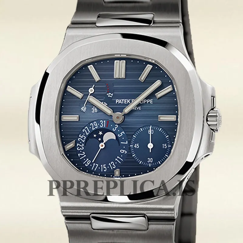 Patek Philippe Replica Nautilus 5712/1A-001 40mm Men's Silver-tone Bracelet