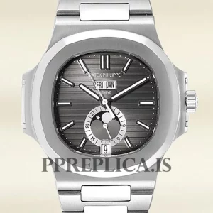 Replica Patek Philippe Nautilus Men's 5726/1A-001 40mm Dark Gray Dial/Black Dial