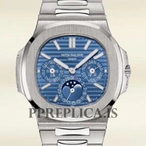 Patek Philippe Replica Nautilus 5740/1G-001 Men's 40mm Bracelet Silver-tone