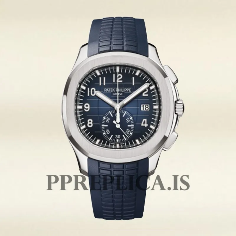 Fake Patek Philippe Aquanaut Men's 42mm 5968G-001 Automatic Rubber Band - Image 2
