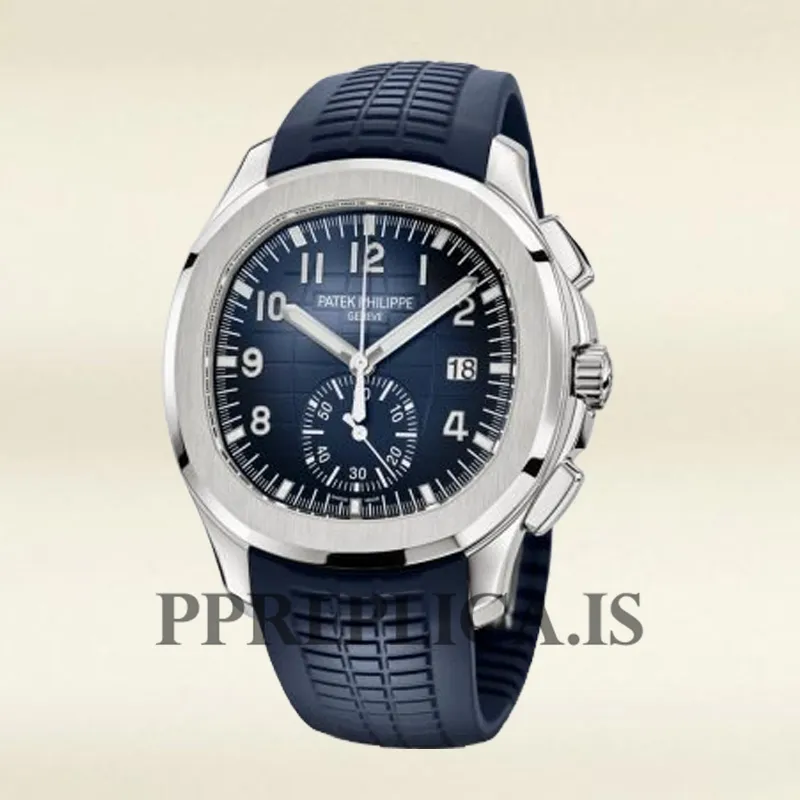 Fake Patek Philippe Aquanaut Men's 42mm 5968G-001 Automatic Rubber Band - Image 3