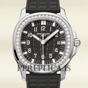 Replica Patek Philippe Aquanaut 32mm 5067A-001 Ladies Rubber Band