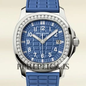 Replica Patek Philippe Aquanaut 5067A-022 32mm Ladies Silver-tone Quartz