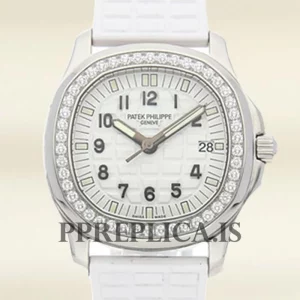 Replica Patek Philippe Aquanaut 32mm Ladies 5067A-024 Quartz Silver-tone