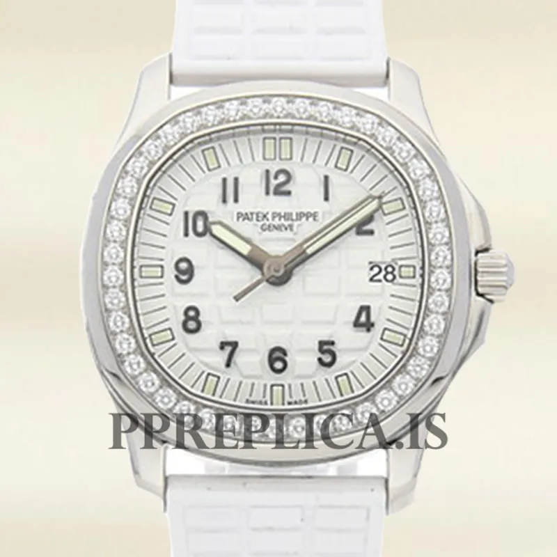 Replica Patek Philippe Aquanaut 32mm Ladies 5067A-024 Quartz Silver-tone