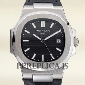 Replica Patek Philippe Nautilus 40mm Men's 5711G-001 Black Dial