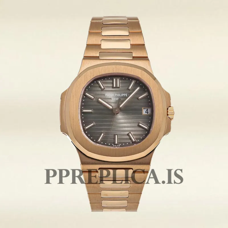 Replica Patek Philippe Nautilus 5711R-001 Men's 40mm Bracelet Automatic - Image 2
