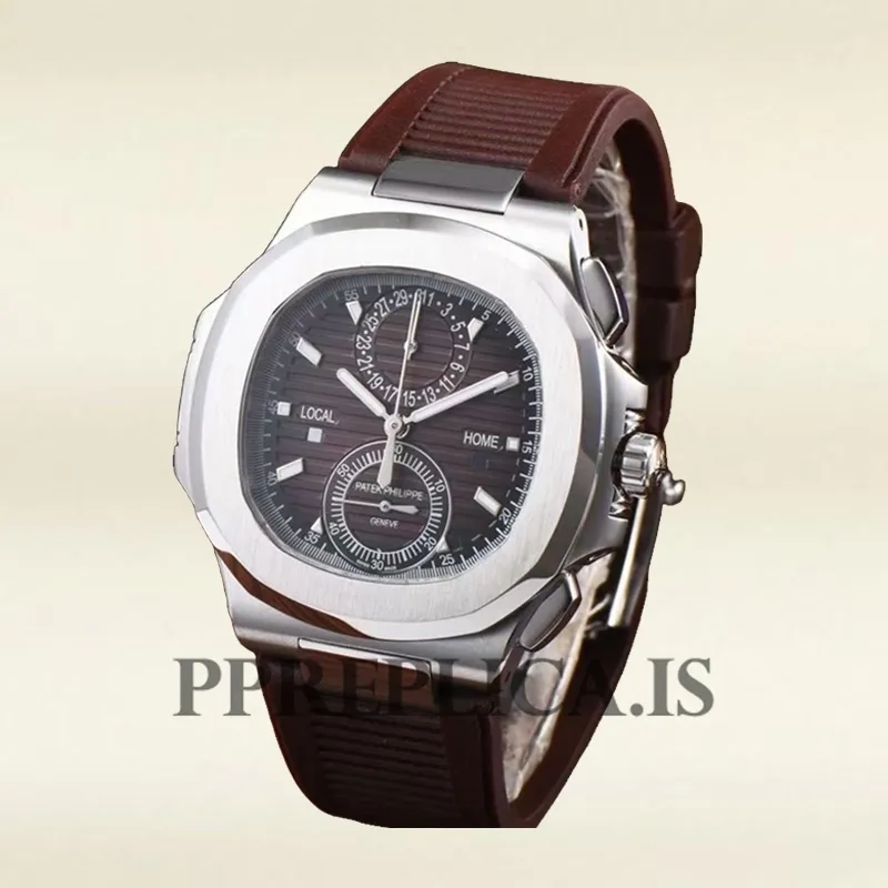 Patek Philippe Replica Nautilus Men's 40mm 5990/1A-001 Silver-tone - Image 4