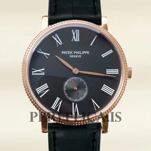 Fake Patek Philippe Calatrava Men's 3919J-1 40mm Leather Strap