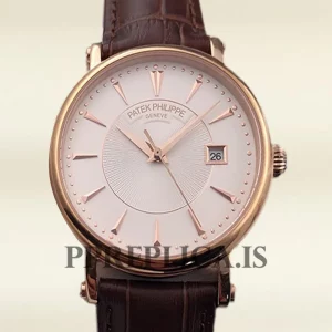 Fake Patek Philippe Calatrava Men's 5153R-001 40mm Automatic Rose Gold-tone