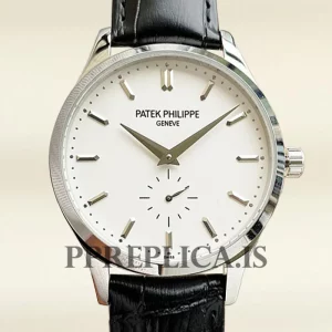 Fake Patek Philippe Calatrava 5196G-001 40mm Men's Silver-tone