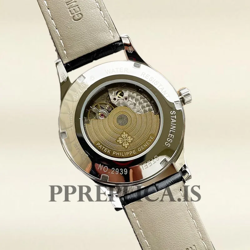 Patek Philippe Replica Calatrava 40mm 5297G-001 Men's Silver-tone - Image 4