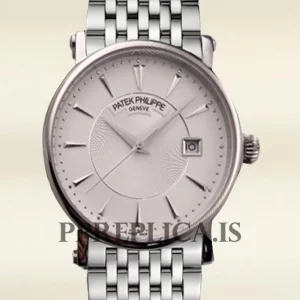 Patek Philippe Replica Calatrava 40mm CalatravaWSB010 Men's Silver-tone