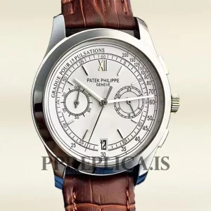Patek Philippe Replica Complications ComplicationsWSL026 Men's 40mm Leather Strap