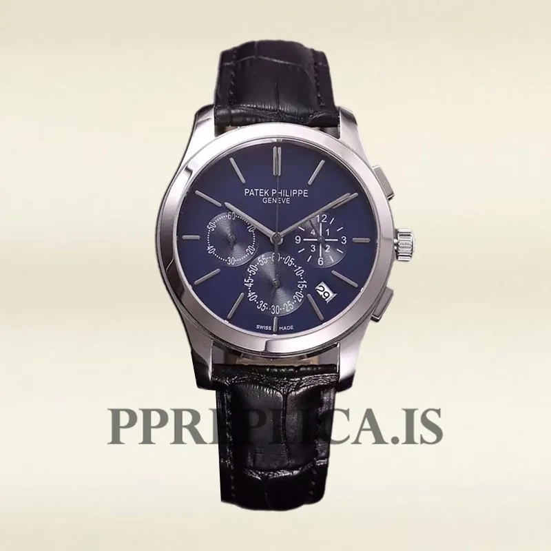Patek Philippe Replica Grand Complications GrandBKSL028 Men's 40mm Silver-tone Quartz - Image 3